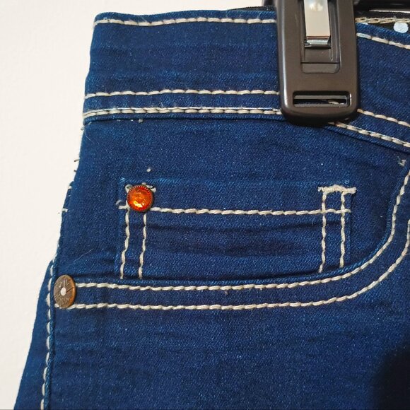 EUC ~ Ariya Jeans Bold Elements Womens High Rise Skinny Fit Jeans (Size: 13/14) - Picture 3 of 5